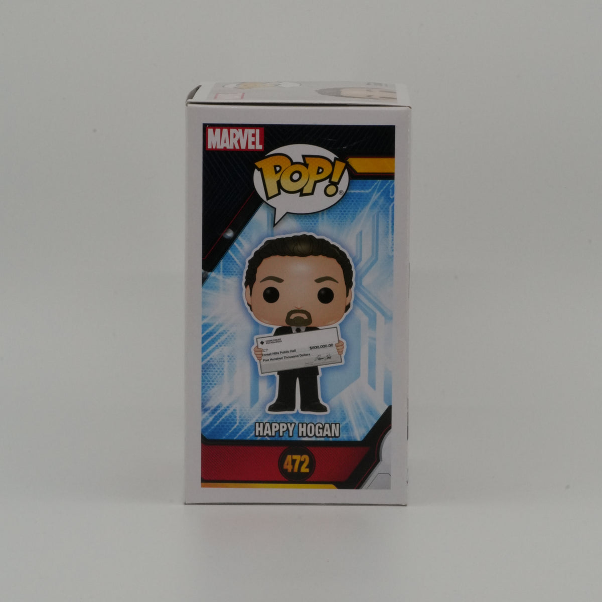Happy Hogan #472, actual item, illustrated side view