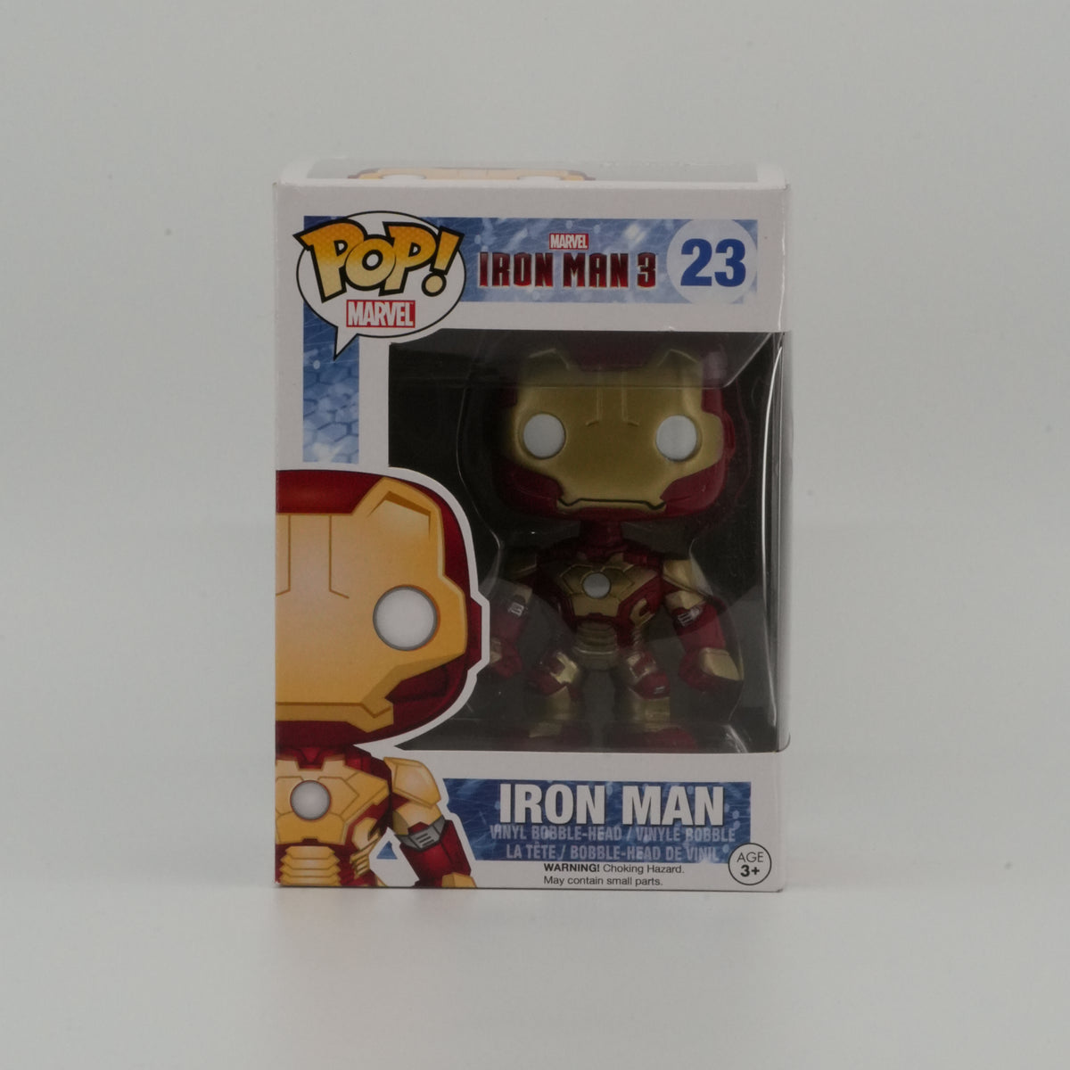Iron Man #23, actual item, front view