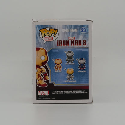Iron Man #23, actual item, back view