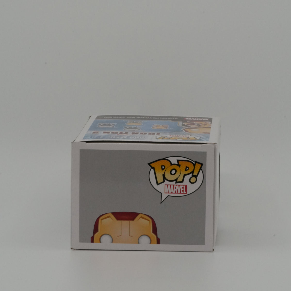 Iron Man #23, actual item, top view