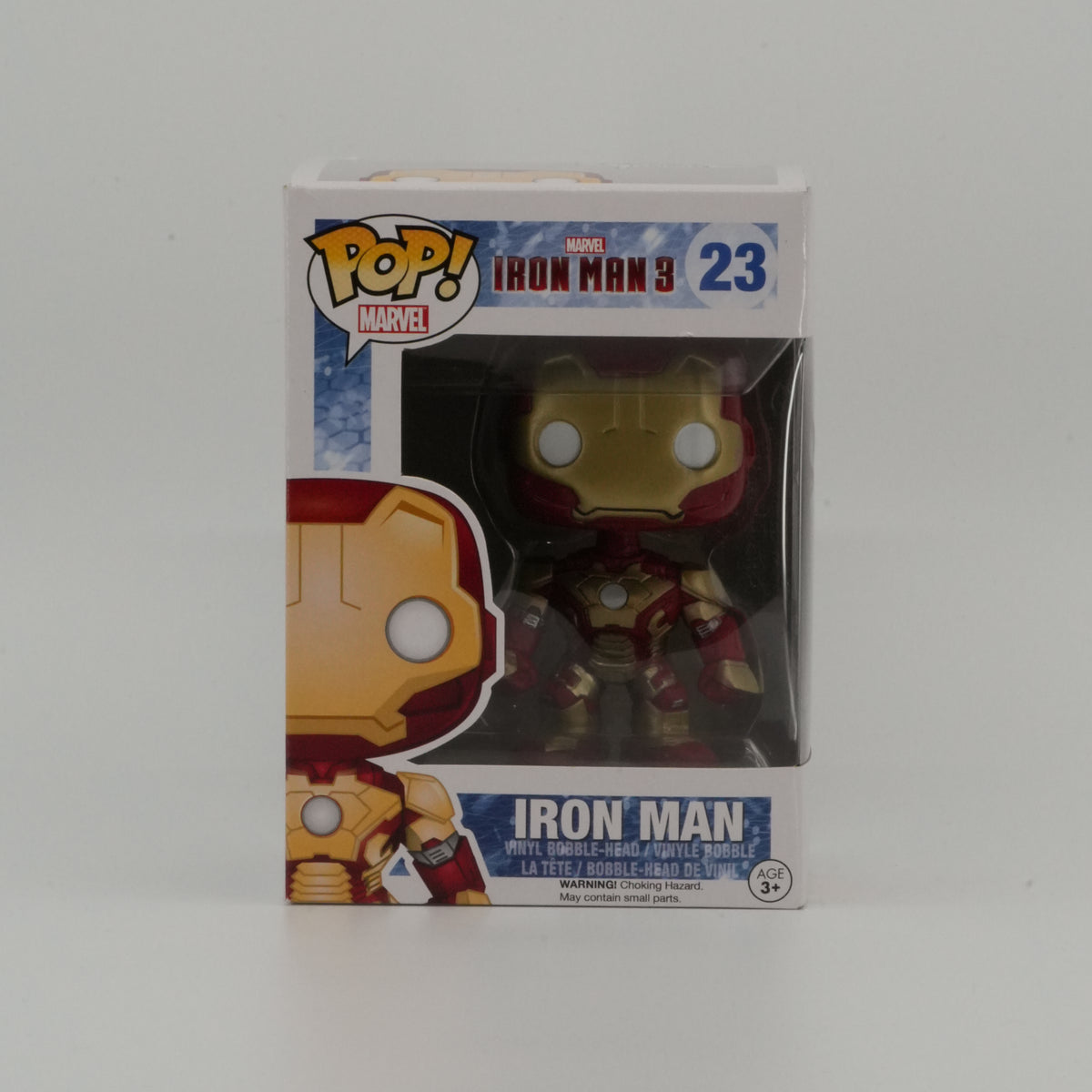 Iron Man #23, actual item, front alternate view