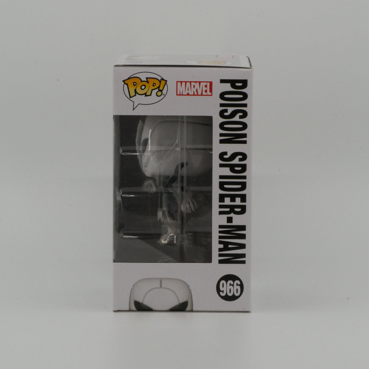 Poison Spider-Man #966, actual item, window side view