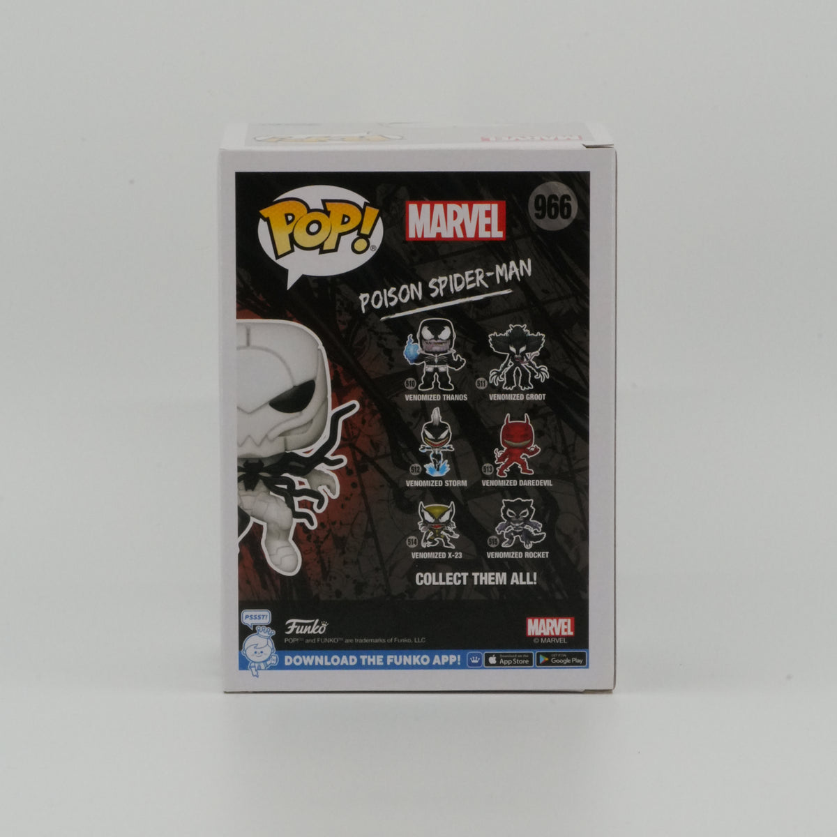 Poison Spider-Man #966, actual item, back view