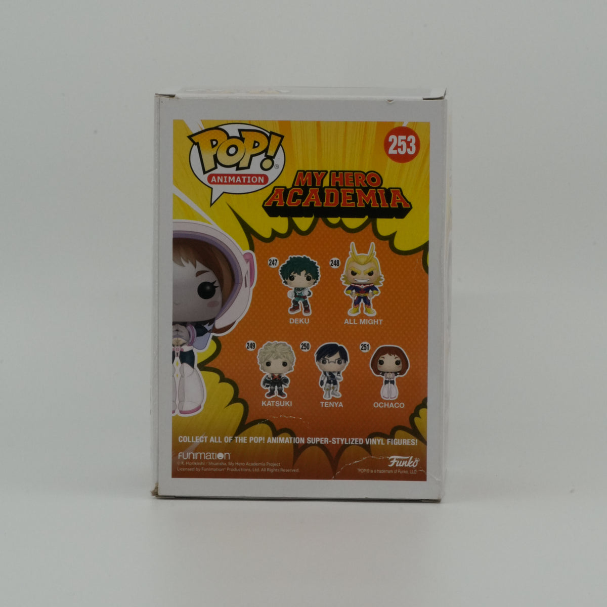 Ochaco (Masked) #253, actual item, back view