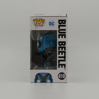 Blue Beetle #410, actual item, window side view