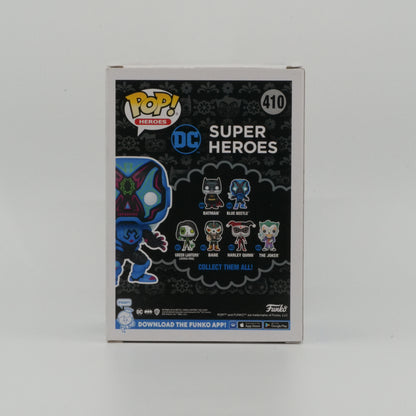 Blue Beetle #410, actual item, back view