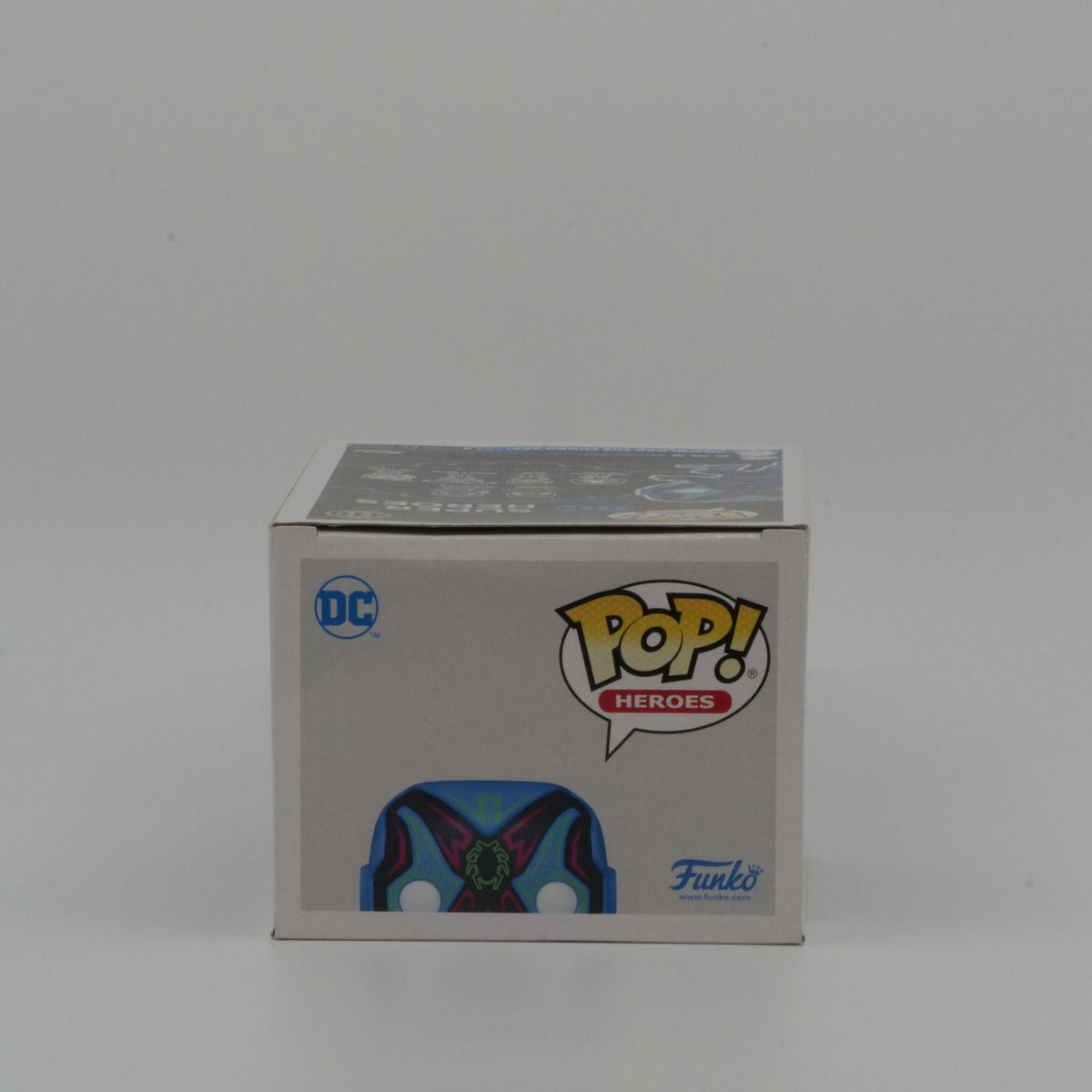 Blue Beetle #410, actual item, top view