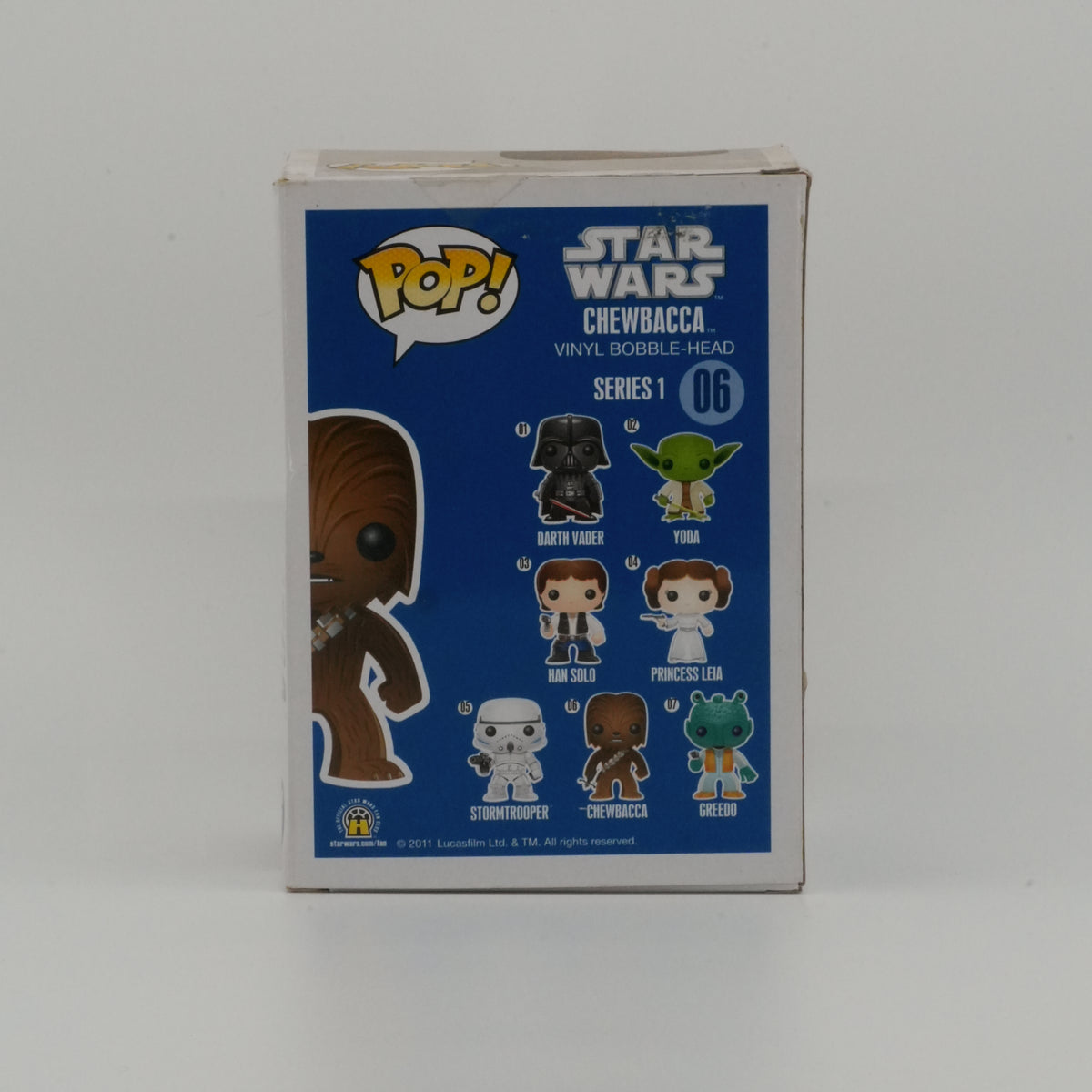 Chewbacca #06, actual item, back view