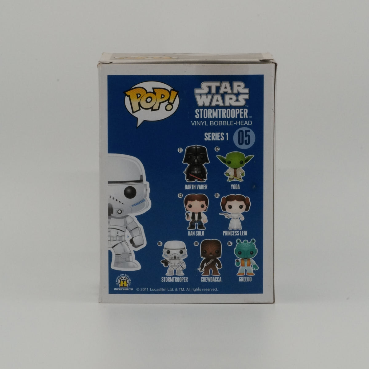 Stormtrooper #05, actual item, back view