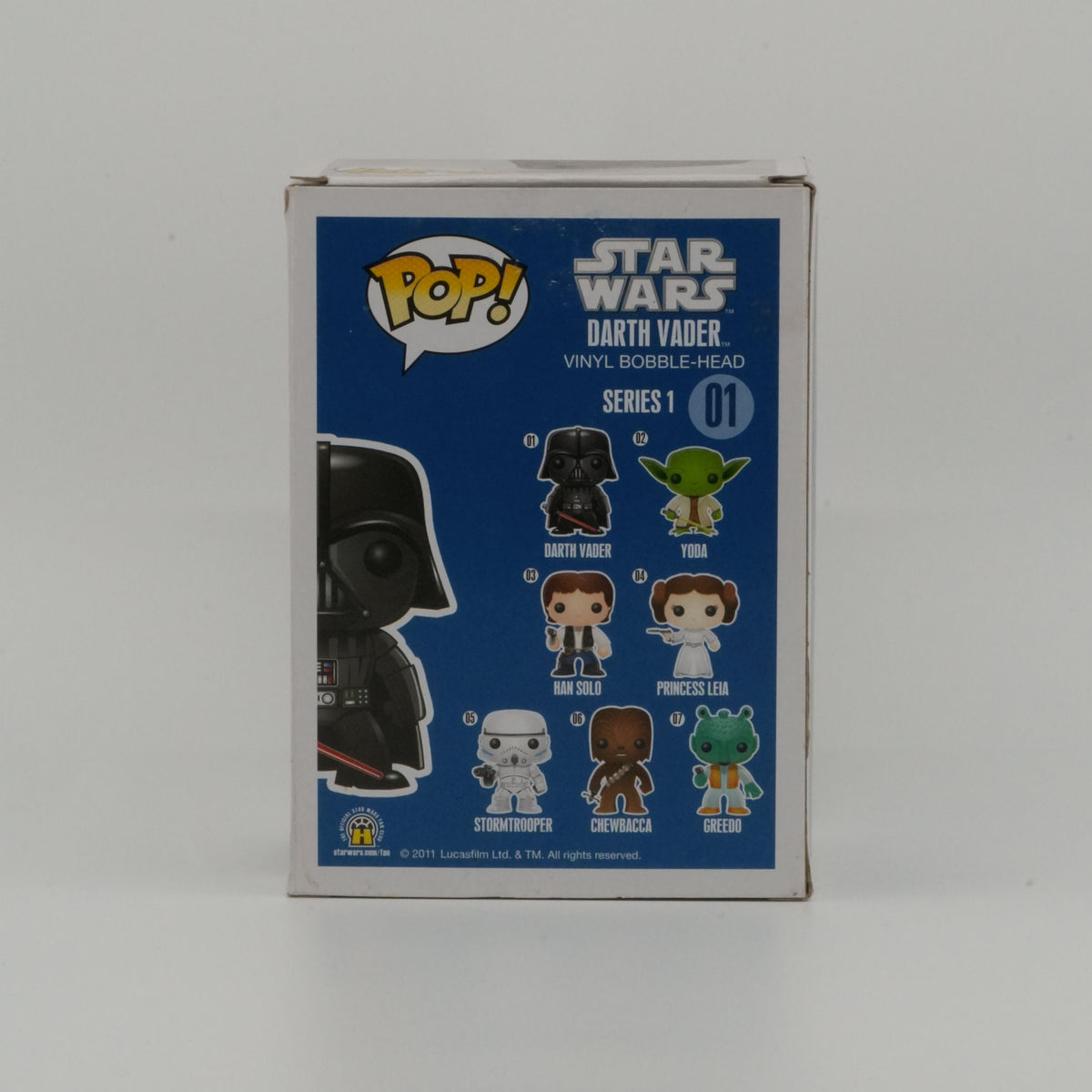 Darth Vader #01, actual item, back view