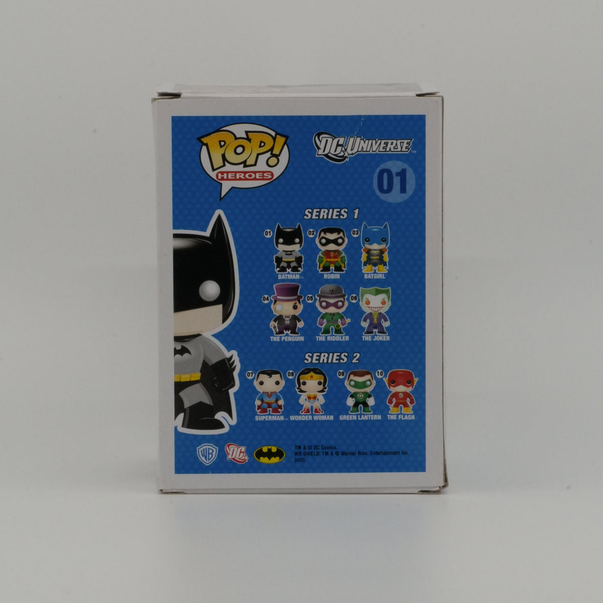 Batman #01, actual item, back view
