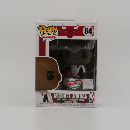 Michael Jordan (White Warm-Up Suit) #84, actual item, front view