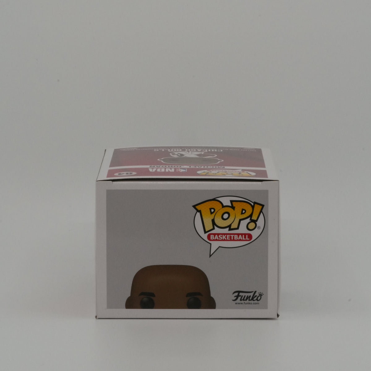 Michael Jordan (White Warm-Up Suit) #84, actual item, top view