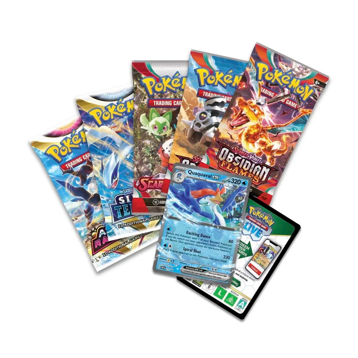 Pokémon TCG: Paldea Partners Tin - Quaquaval ex